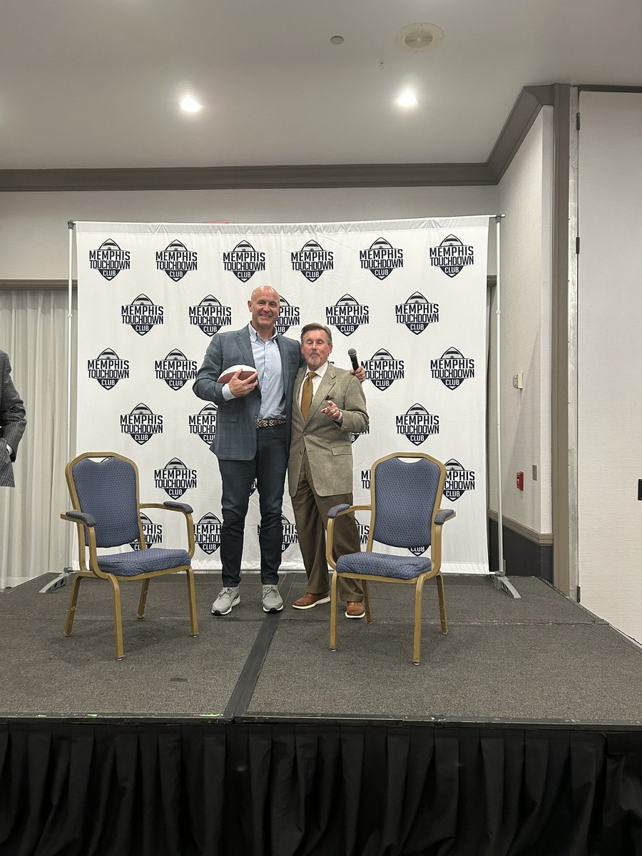 TDClubMemphis's tweet image. A big thank you to @colecubelic for coming to Memphis on June 9th.   Tremendous knowledge on all things @SEC football and @SECNetwork!   Be sure and listens to Cole on @macandcube.