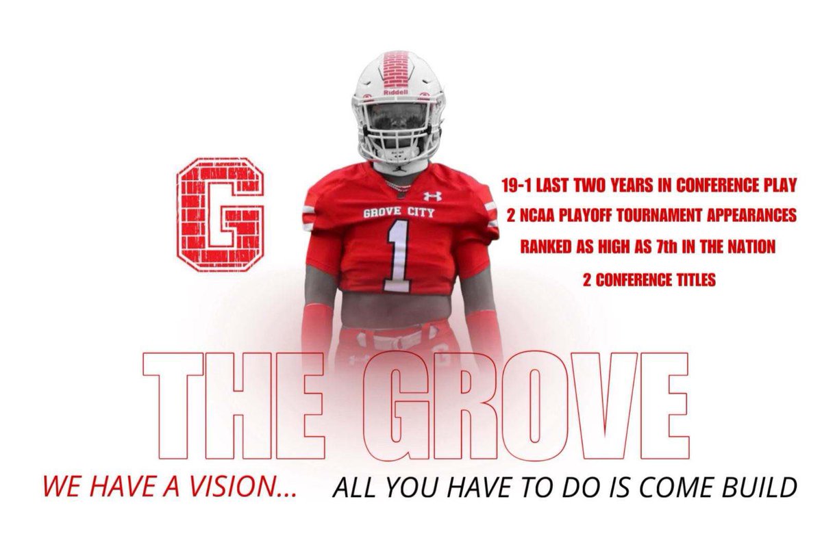 I have been at Grove City for a short period of time, but one thing is clear here. That is the Vision.

“To Glorify God, in the pursuit of earning a degree, building lasting relationships and competing for PAC and National Championships.”

Are you ready to build with us?