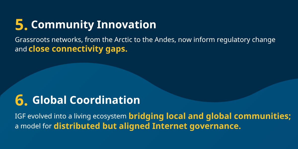 As we build the future, let’s look back at how the Internet Governance Forum <a href="/intgovforum/">IGF - Internet Governance Forum</a> has served as the world’s primary multistakeholder platform for Internet governance, and the real impact it’s delivered over two decades.
👉 Access the report: go.icann.org/4li0aQz