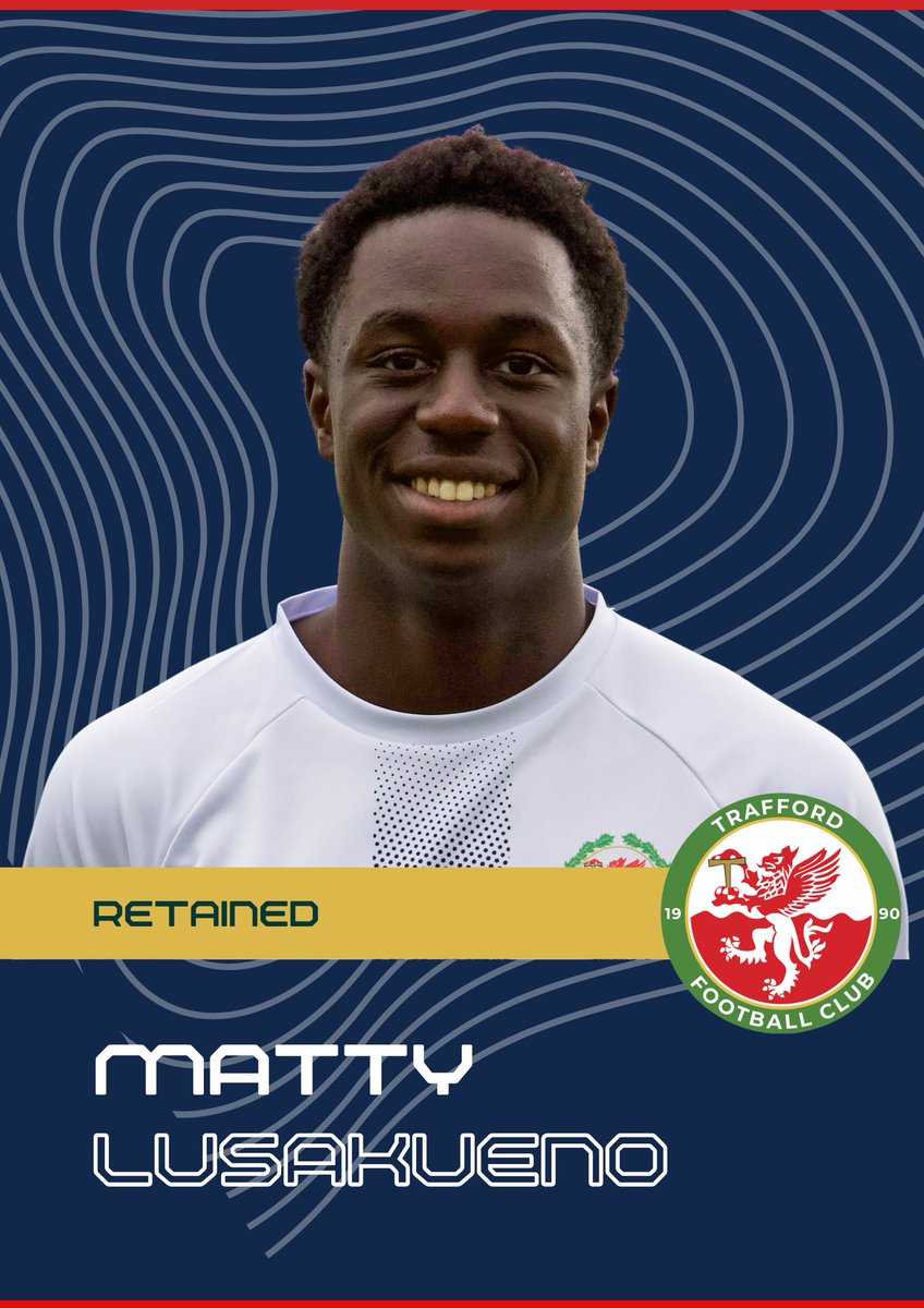 Trafford FC (@fctrafford) on Twitter photo Next batch of players we’ve Retained for the
<a href="/NorthernPremLge/">The Pitching In Northern Premier League</a> 2025/26 season.
✅ Hilal Khan
✅ Jack Donohue
✅ Isaac Noble
✅ Matty Lusakueno Next batch of players we’ve Retained for the
<a href="/NorthernPremLge/">The Pitching In Northern Premier League</a> 2025/26 season.
✅ Hilal Khan
✅ Jack Donohue
✅ Isaac Noble
✅ Matty Lusakueno