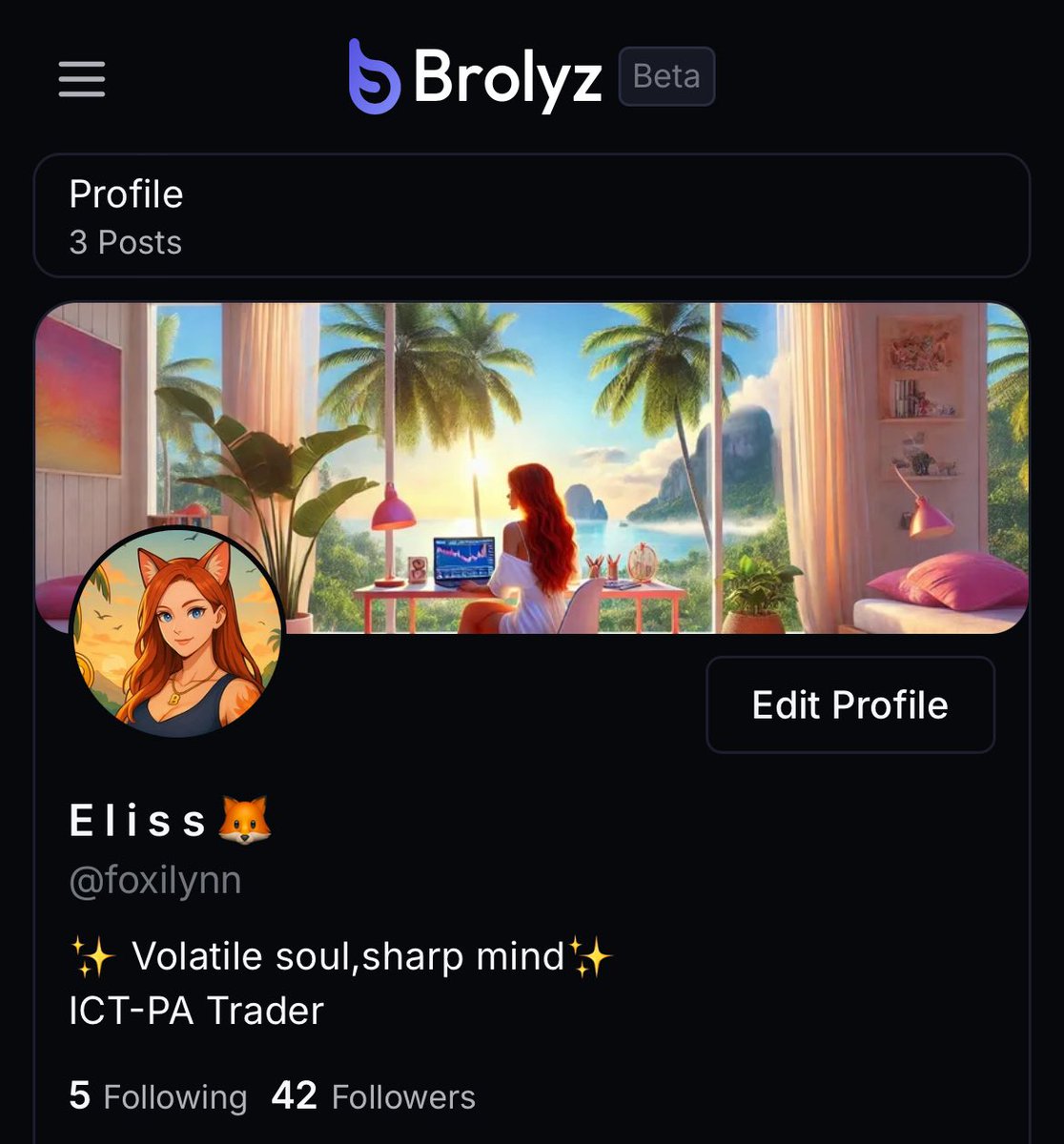 Selammmmsss 🥳 finans sektörüne odaklı
<a href="/BrolyzFi/">Brolyz</a> platformunda hesap açtım.  

 Detaylı analizlerime ve nasıl işlem aldığımla ilgili eğitici içerikleri burada paylaşacağım.  

Beta sürümünde olduğu için davet ile girilebiliyor. Ayrıca airdrop kasmış oluyorsunuz $VSTR bence çokoş