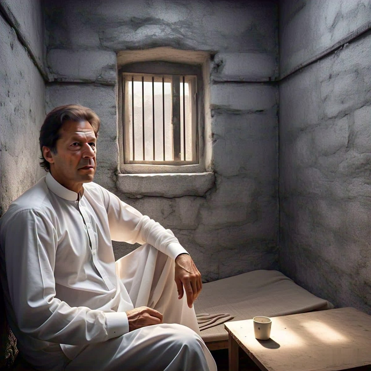 عمران خان کے نام پر ائیر کنڈیشنڈ کمروں میں بیٹھ کر مزے کرنے والوں رہائی کا لائحہ عمل دو کیونکہ اس وقت خان تندور جیسے گرم کمرے میں بند سختیاں برداشت کر رہے ہے
بے شرموں لیڈر ہو تو فرنٹ سے لیڈ کرو اور عمران خان کو قید سے نکالو

#حبسِ_بےجا_میں_قید_شہزادہ