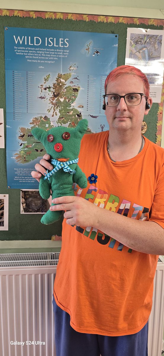 Lgbt sparkle w-ton Todays activy cuddly toy making went really well everyone had a good Time two of our members donated there toys to Wildside activy centre for other people which was nice of them
Wildside Activity Centre 

Ive named my bear i  made  called mr sparkles