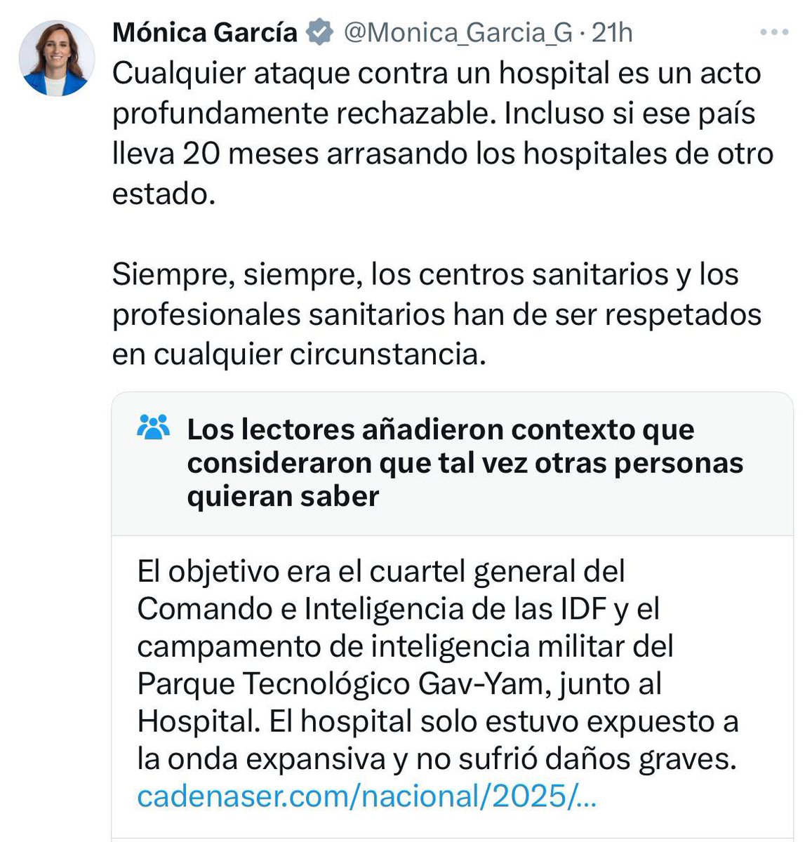 Va a ser la nueva Margarita Robles del PSOE.