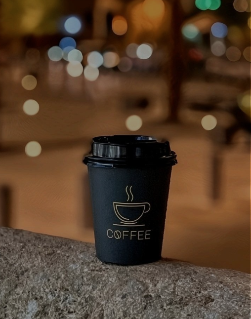 Sipping into the night vibes 🌙☕️✨