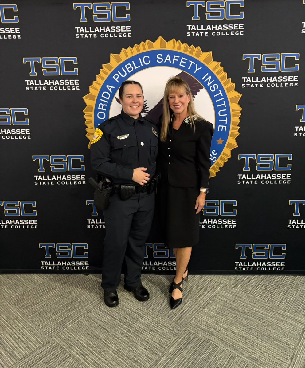 Congratulations to <a href="/TallyPD/">Tallahassee Police</a> Kenlea Stephens, a former member of the FCOR team, on her graduation from the law enforcement academy!