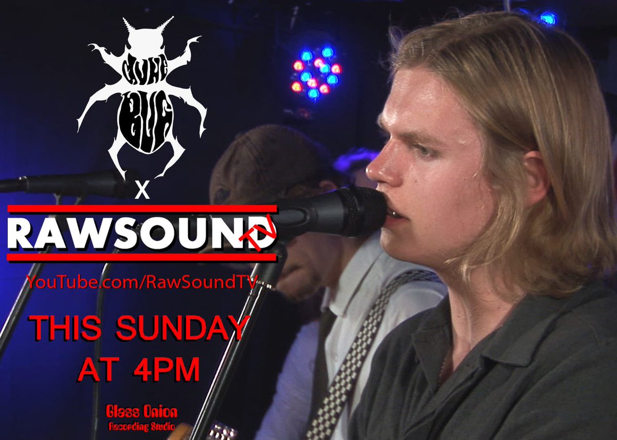 DUNEBUG X RAWSOUND TV 

Tune in Sunday at 4pm for the brilliant #Dunebug 

The 5-piece alt-rock band from Stourbridge burst onto the scene in late 2023 with their distinctive emo-rock sound translating turbulent teenage years in great songs! 
FFO Smashing Pumpkins, Weezer, MCR