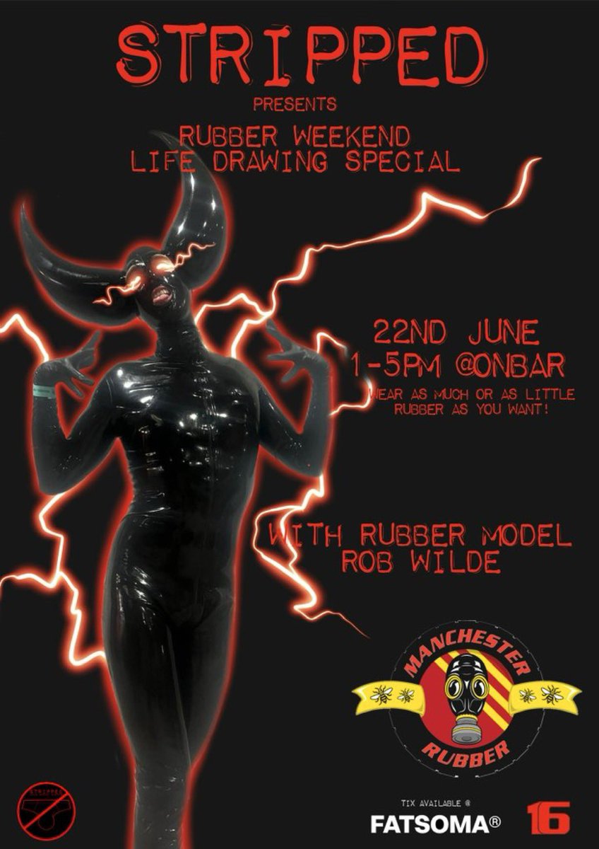 Only a few days left to get your tix for this Sunday! Got yours yet?! <a href="/ItsRobWilde/">Rob Wilde</a>  <a href="/onbarmanchester/">On Bar Manchester</a> fatso.ma/1EJe <a href="/MancRubber/">Manchester Rubber</a>