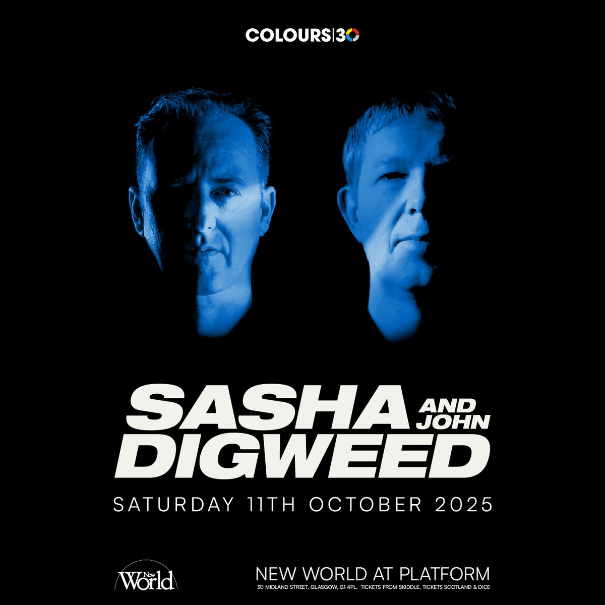 Me &amp; <a href="/DJJohnDigweed/">John Digweed</a> return to Glasgow on 11 October for a special <a href="/coloursofficial/">Colours</a> event. Tickets on sale 27 June - sign up here: 🎫 skiddle.com/e/41120894