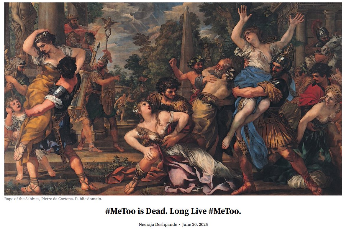 Neeraja Deshpande (@neerajadeshp) on Twitter photo Read my latest essay, my first for <a href="/FairerSexFD/">Fairer Disputations</a>: an evaluation of #MeToo—what it got right and why it failed. Read my latest essay, my first for <a href="/FairerSexFD/">Fairer Disputations</a>: an evaluation of #MeToo—what it got right and why it failed.