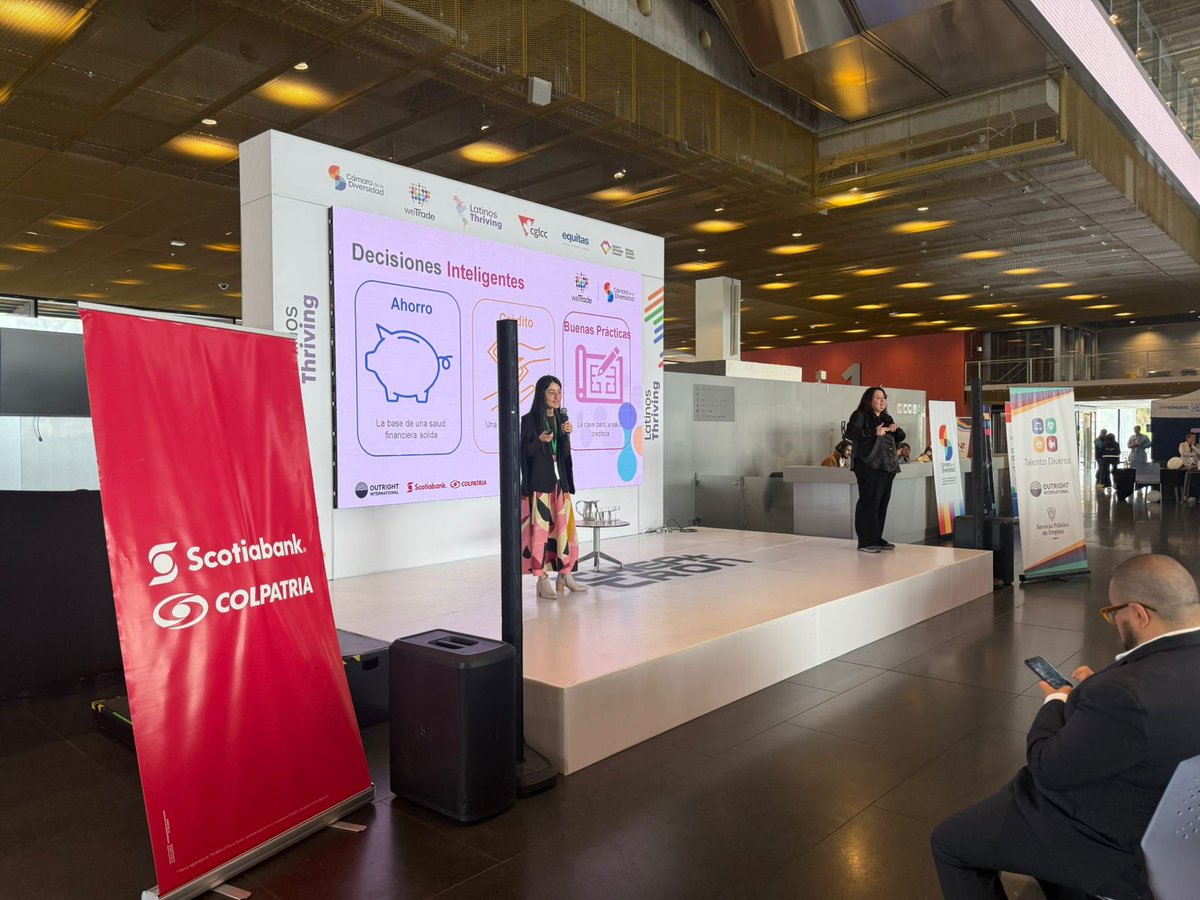 En #weTrade2025, @scotiabankcolpatria brinda mentorías financieras que impulsan a personas y emprendimientos diversos a fortalecer sus finanzas y planificar con propósito. Gracias por sumar a una economía más consciente e inclusiva.
#EducaciónFinanciera #CámaraDeLaDiversidad
