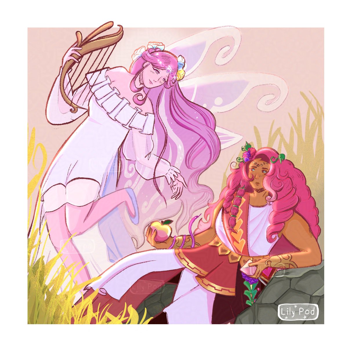 l1ly_pod's tweet image. Eternal Sugar and Hollyberry 🌷
#cookierunkingdom #cookierunkingdomfanart