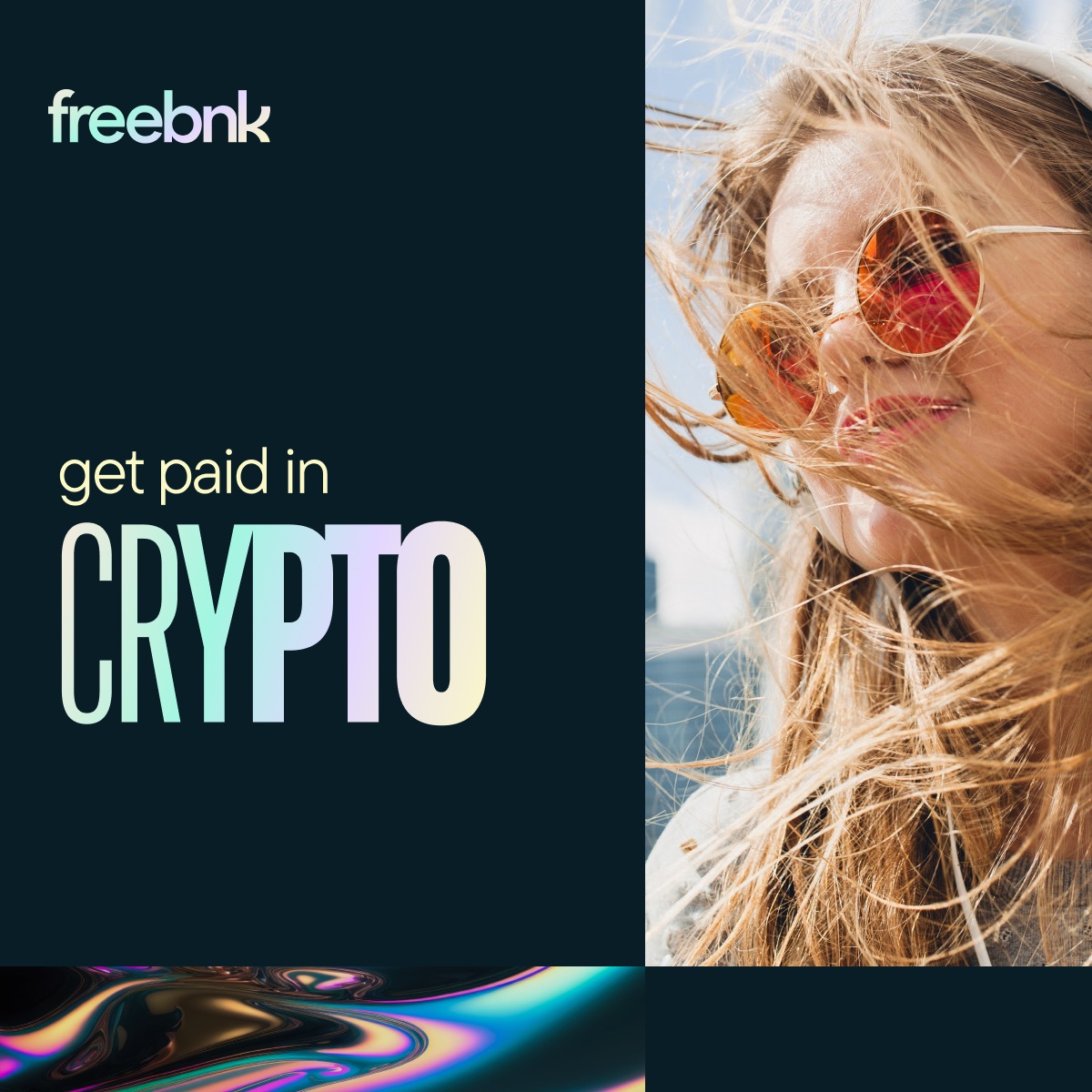 free_bnk's tweet image. You can get paid in crypto.
Hold it. Use it. Grow it.
No middle steps, no dead ends — just your money flowing.