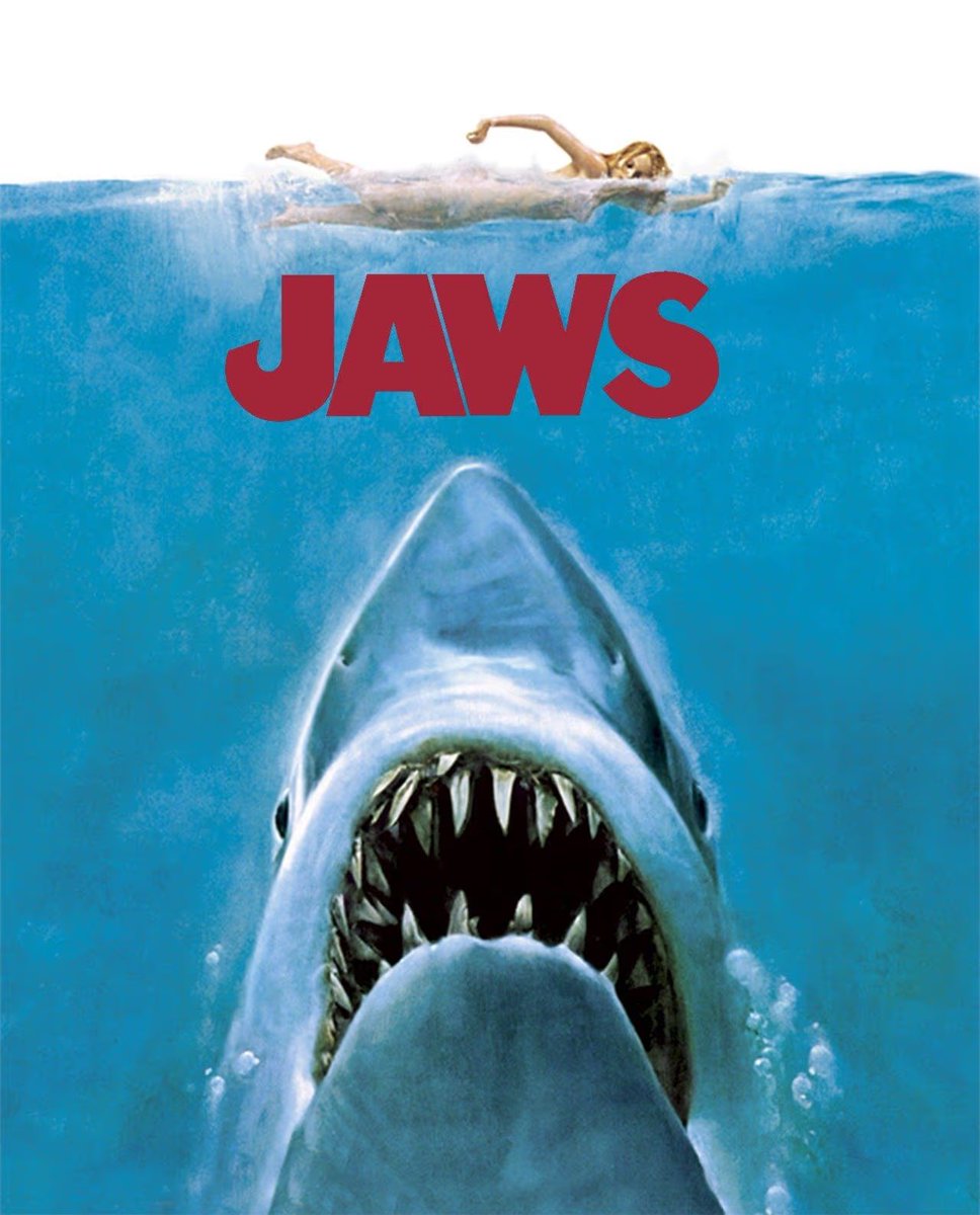 Today marks the 50th anniversary of the theatrical release of the Steven Spielberg directed ‘Jaws’ June 20, 1975) starring Roy Scheider, Robert Shaw, Lorraine Gary and Richard Dreyfuss

#Jaws #Jaws50