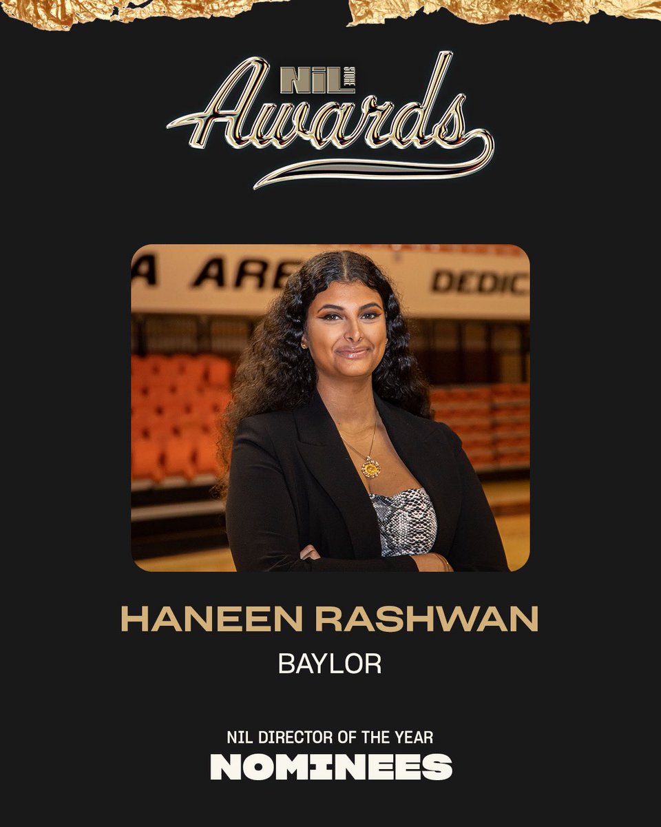 Baylor Athletics (@baylorathletics) on Twitter photo The Bears are up for 2️⃣ <a href="/nil_store/">The NIL Store</a> awards, and we need your vote! 🌟
Best School Activation: @bufootball We Pay Players Shirt 👕
NIL Director of the Year: Haneen Rashwan ⚡️
Vote here: nil.store/pages/awards
#SicEm The Bears are up for 2️⃣ <a href="/nil_store/">The NIL Store</a> awards, and we need your vote! 🌟
Best School Activation: @bufootball We Pay Players Shirt 👕
NIL Director of the Year: Haneen Rashwan ⚡️
Vote here: nil.store/pages/awards
#SicEm