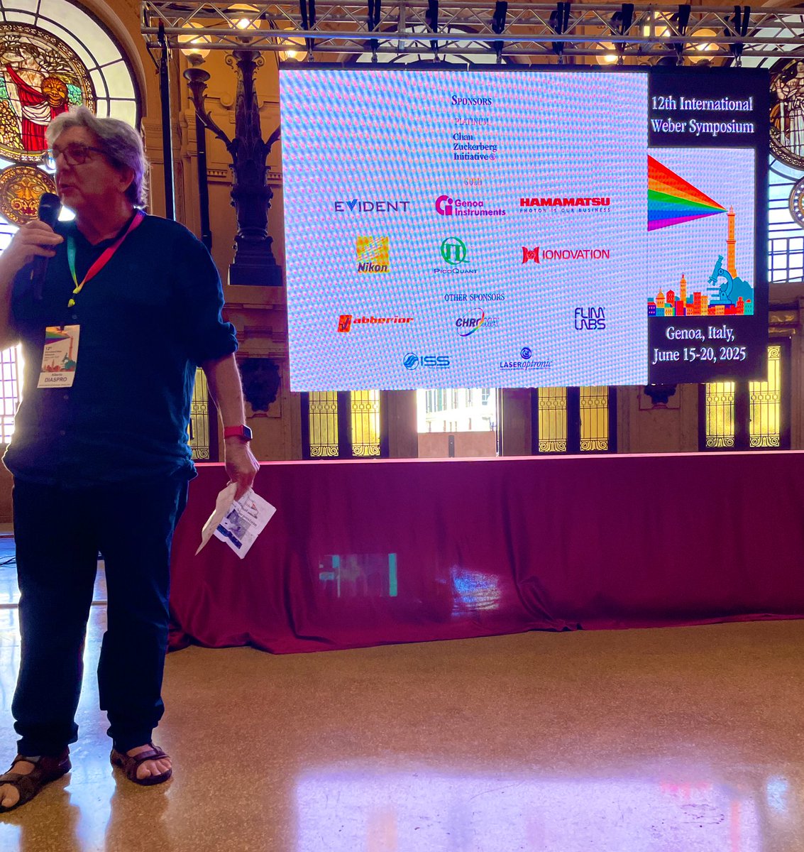Weber_Symposium's tweet photo. We may start with the sponsors and different organizing bodies: @cziscence #Evident @genoainstrument #Hamamatsu @Nikon @PicoQuant #Ionovation @Abberior #Chroma @FlimLabs #ISS #LaserOptronics
Thanks to all for the support and for enabling us to support students around 🌎 https://t.co/1MxNfnhvIq