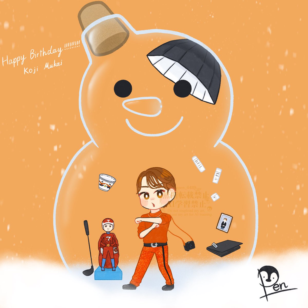 pen_6489's tweet photo. 向井さん
お誕生日おめでとうございます🧡🎂
笑いに貪欲で、カメラやゴルフなど趣味までお仕事にしている姿、素敵です！
また、ここ最近では映像作品でも輝いているお方✨
素敵な一年になりますように✨
#向井康二誕生祭
#向井康二誕生祭2025 https://t.co/PBsGbQCG5R