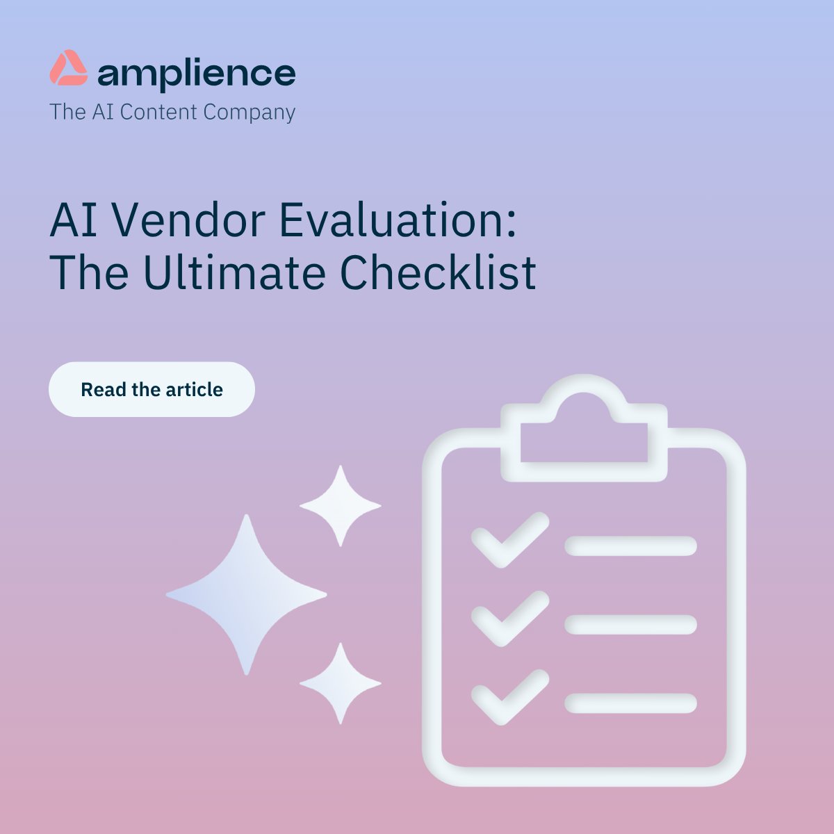 Struggling to choose the right AI vendor? Stop guessing!
Our ultimate checklist breaks down exactly what to look for: integration, data privacy, bias, scalability &amp; pricing. Make confident AI choices.

Read the guide: hubs.la/Q02xgLW60

#AI #AIVendor #Tech #BusinessStrategy