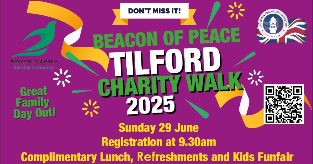 MeathEpilepsyCharity (@meathcharity) on Twitter photo 🚶♀️ Join us on Sun 29 June for the <a href="/Beaconof_Peace/">Beacon of Peace</a> Charity Walk!
We’re proud to be a charity partner – all funds raised go to The Meath 💜
📍 Waverley Abbey School, GU10 2AE
⏰ Registration from 9:30am
👉 Sign up: meath.org.uk/events/beacon-…
#TheMeath #CharityWalk @charitywalk_uk 🚶♀️ Join us on Sun 29 June for the <a href="/Beaconof_Peace/">Beacon of Peace</a> Charity Walk!
We’re proud to be a charity partner – all funds raised go to The Meath 💜
📍 Waverley Abbey School, GU10 2AE
⏰ Registration from 9:30am
👉 Sign up: meath.org.uk/events/beacon-…
#TheMeath #CharityWalk @charitywalk_uk