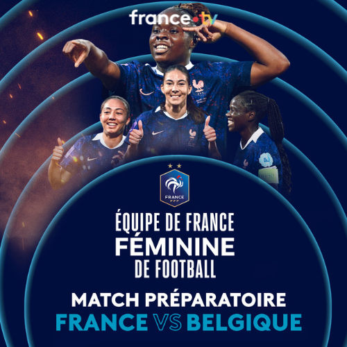 francetvpro's tweet photo. #Evénement @francetvsport @equipedefranceF

⚽️ Ce soir, place au premier match de préparation à l'Euro #WEURO2025 pour nos Bleues : 🇫🇷🆚🇧🇪

🎙️Depuis Valenciennes avec @LucileGuillotin &amp; Louisa #Necib 

▶️ A partir de 21.00 sur #France4 et https://t.co/JqV7mXAoWY https://t.co/gssMNlQDBv