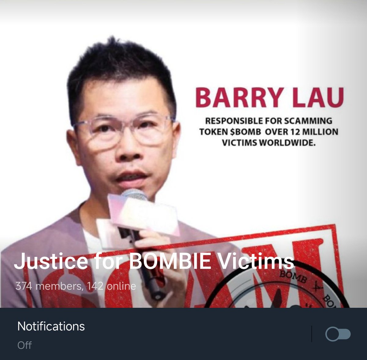 spectro9t6's tweet photo. Did You get scammed in @Bombie_xyz? 
Dm me to be added to the group. 

We are going to take an official case file against $BOMB @BombieBL
#Justiceforbombievictims @s0meone_u_know @VforMemes @trzz1412 @Mr_Jay_Pee @MarioNawfal @zachxbt https://t.co/CDCMpuXihx
