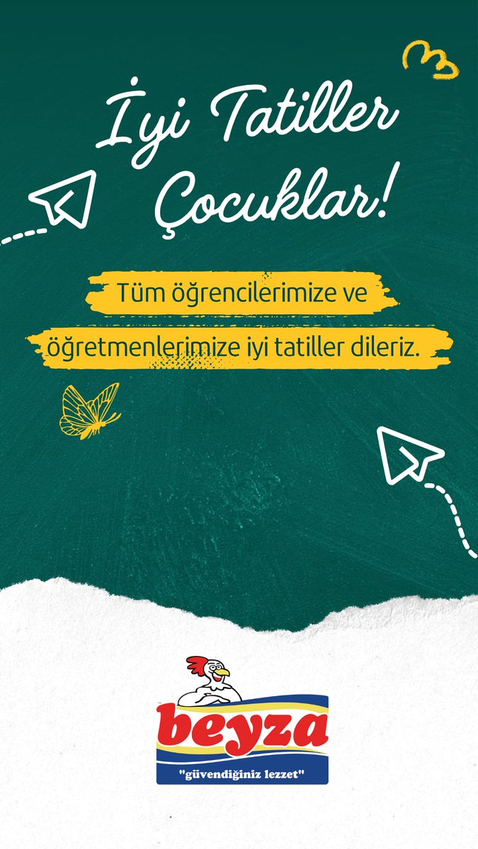 🎒📚 İyi Tatiller Çocuklar! 🎉
Tüm öğrenci ve öğretmenlerimize iyi tatiller dileriz.

☎️ 0850 252 52 52
🛜 beyza.net