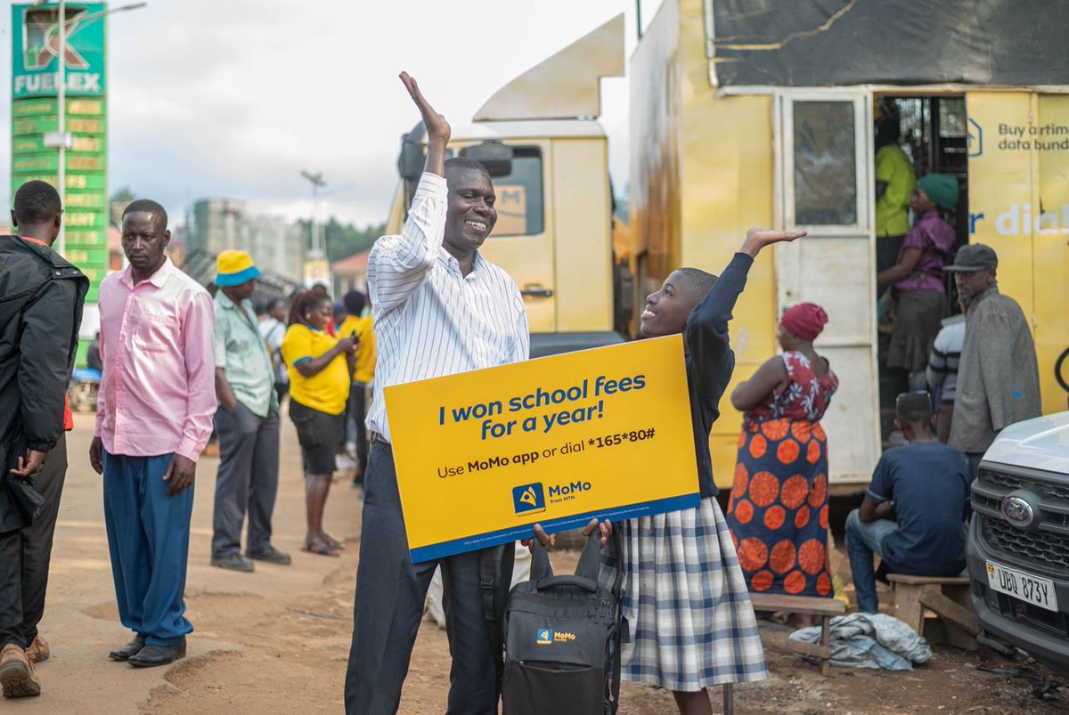 Rãsh Biñ jîñjã Bwøy✨🇺🇬 (@rashbin32) on Twitter photo Today while in Fort Portal we Surprised Our School Fees Winners.
Adolf Byaruhanga one of our winner paid his child's School fees using <a href="/mtnmomoug/">MoMo from MTN Uganda</a> and won a school fees package for a full year.
Dial *165*80# or use my MTN App and win. #WinSchoolFeesWithMoMo. Today while in Fort Portal we Surprised Our School Fees Winners.
Adolf Byaruhanga one of our winner paid his child's School fees using <a href="/mtnmomoug/">MoMo from MTN Uganda</a> and won a school fees package for a full year.
Dial *165*80# or use my MTN App and win. #WinSchoolFeesWithMoMo.