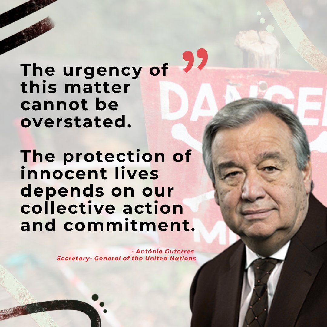 .<a href="/UNMAS/">UNMAS</a> has worked tirelessly for over 25 years to rid the world of anti-personnel landmines and we must move forward, not backwards.

Read more: un.org/sg/en/content/…

#ForwardNotFragmented #MineAction