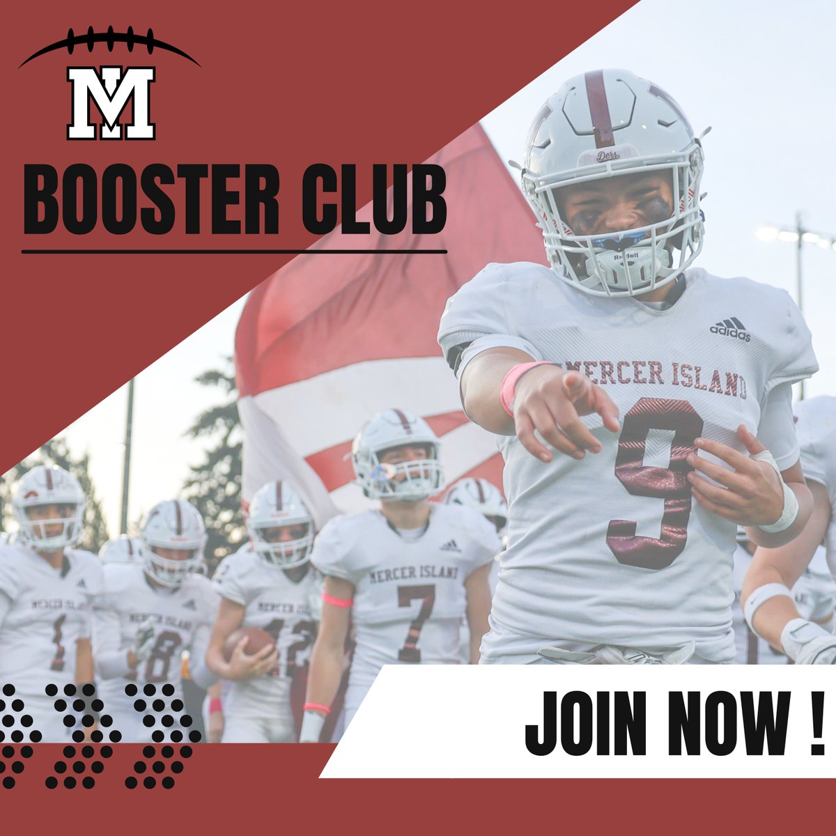 The MI Football Booster Club supports our community’s football programs by raising essential funds, organizing volunteers, and building community spirit.

100% of your donation goes directly to the MIHS and MIBGC football programs.

Join today! 

mifootball.ejoinme.org/2025BoosterClub