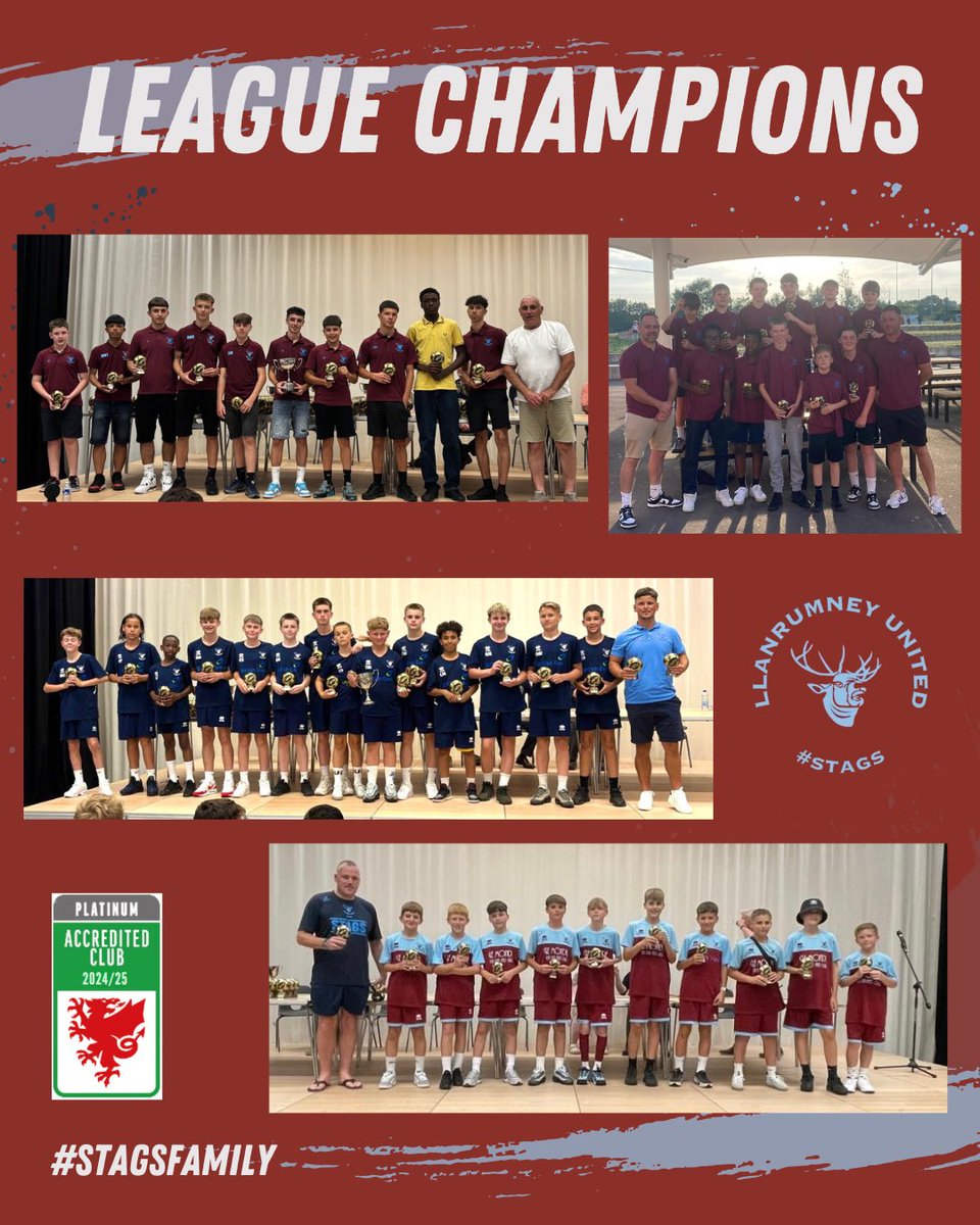 Massive Congratulations to our League Champions this evening at League presentation. Bringing home the silverware 🙌🙌

You’ve done us proud all season and very well deserved. Well in 💪

#stags #stagsfamily ⚽️🦌