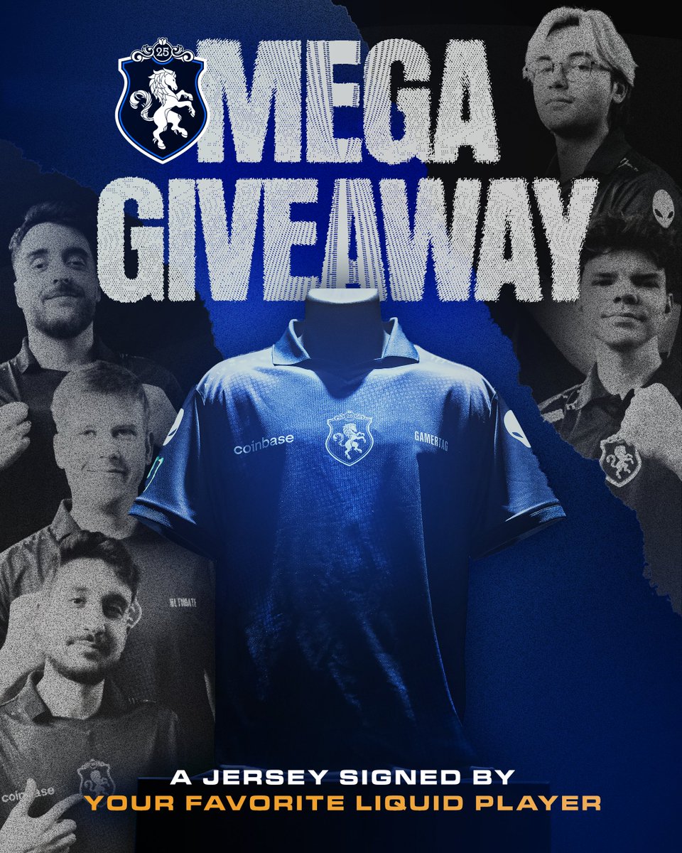 EVERY. LIQUID. PLAYER.

To celebrate the release of the #EWC doc "Level Up" on Prime Video, you could win a 25th Anniversary Team Liquid jersey SIGNED by the TL player of your choice!

Twistzz? NAF? ultimate? Siuhy? NertZ?  You pick.

LIKE ➕ RETWEET ➕ PICK YOUR PLAYER⬇️