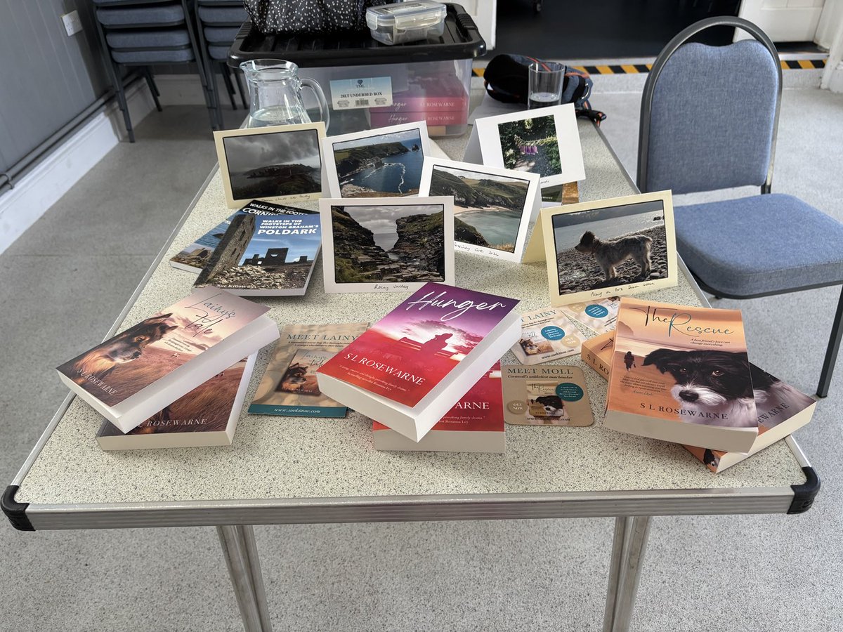 What a fabulous audience at Galmouth Stroke Association today! So attentive, welcoming and bought books too. Thank you, ladies and gentlemen (the first man to buy a copy of Hunger in person!).