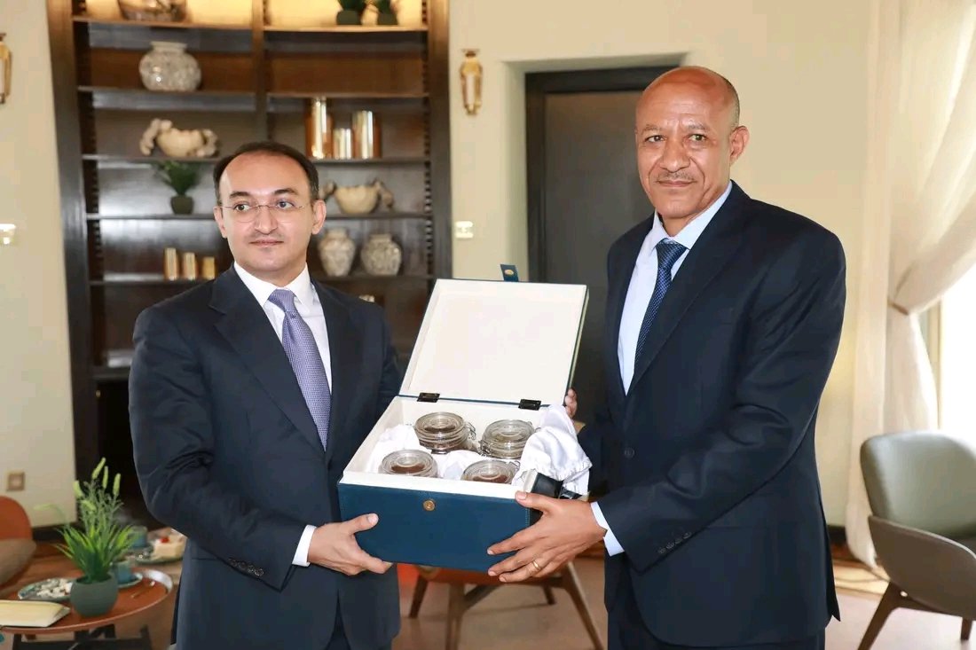 GazettePlusET's tweet photo. #Ethiopia #Azerbaijan forge stronger ties in public service innovation!
DPM @TemesgenTiru met Azerbaijani officials to explore collaboration in governance reforms, digital services
🇦🇿Delegation praised Ethiopia’s new #MOSEB center & admired #NationalPalace’s heritage
#Diplomacy https://t.co/9ROul5Ww68