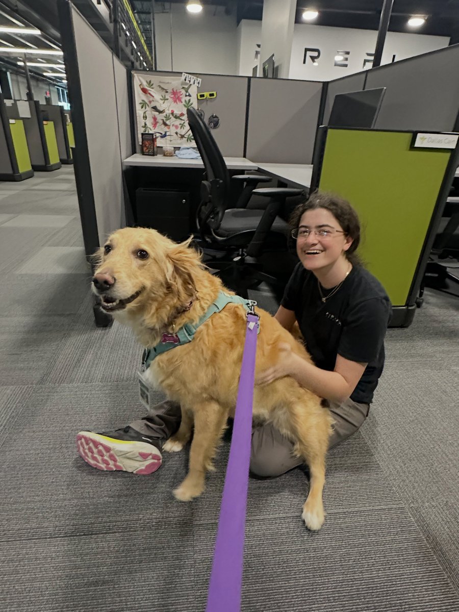 Firefly_Space's tweet image. While we're busy building rockets and spacecraft, our four-legged team members are providing the best kind of mission support – tail wags and belly rubs! #BringYourDogToWorkDay is every day here, one of the many perks of working at Firefly. Check out our open roles here:…