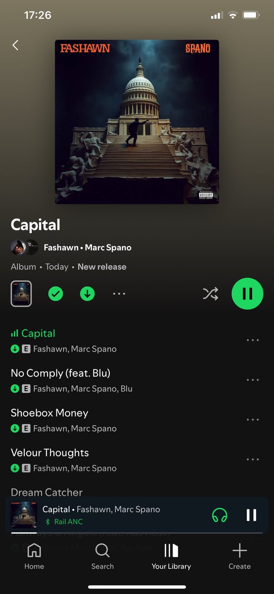 LetMeLand103's tweet photo. Now playing 🎧…
#Fashawn #MarcSpano #Capital https://t.co/M9BhVGlCHh