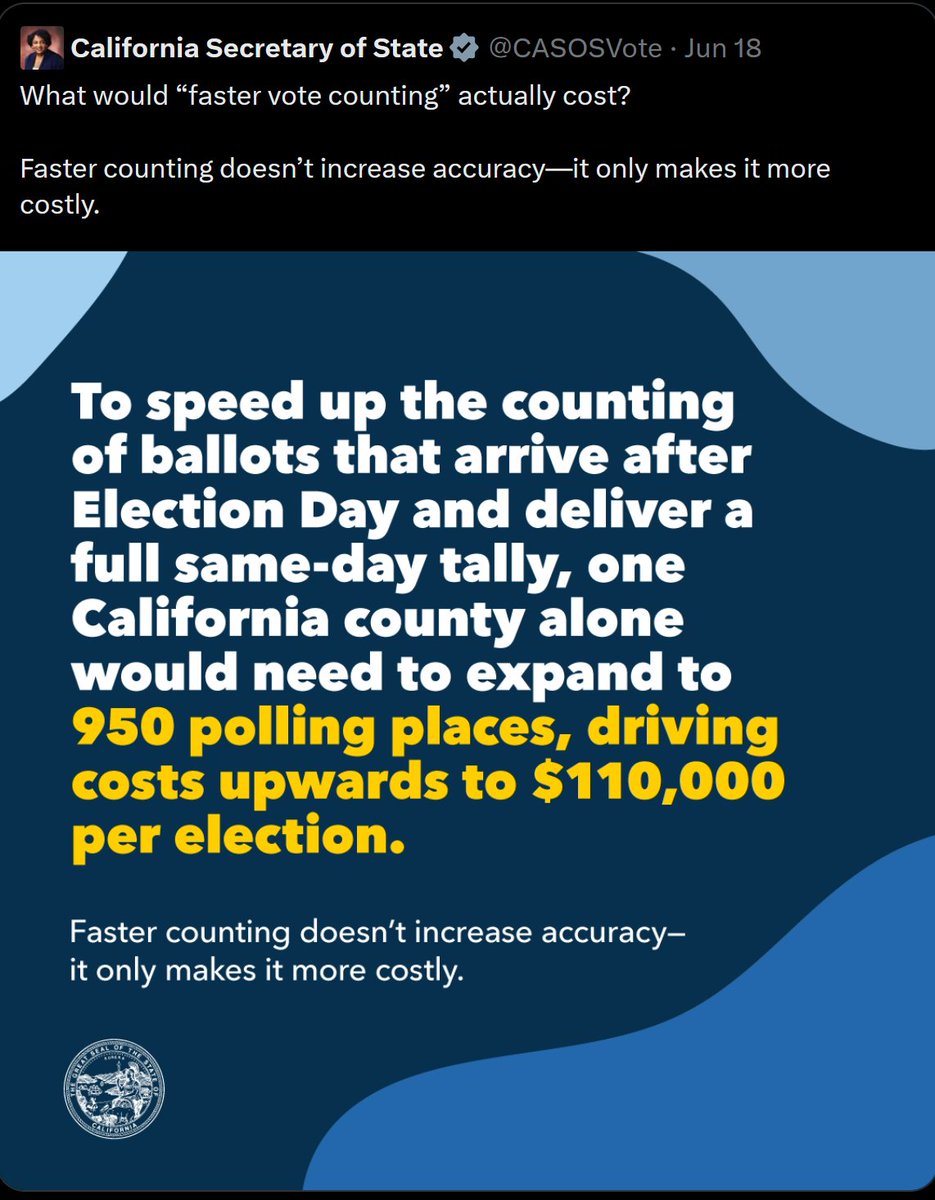 California's Secretary of State has quietly deleted this post, preserved here for posterity.