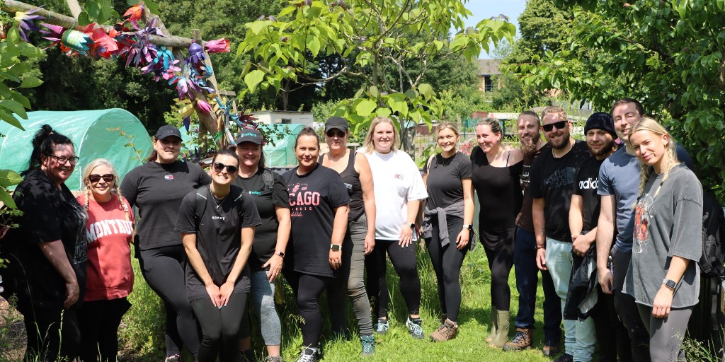 Partnering for Community Growth!🌱 We're proud to help out at the YMCA's community garden in Derby, creating a safe green space. Since last year, our partnership has focused on fostering positive change. Together, we’re cultivating a brighter future. #VaillantCares #YMCA