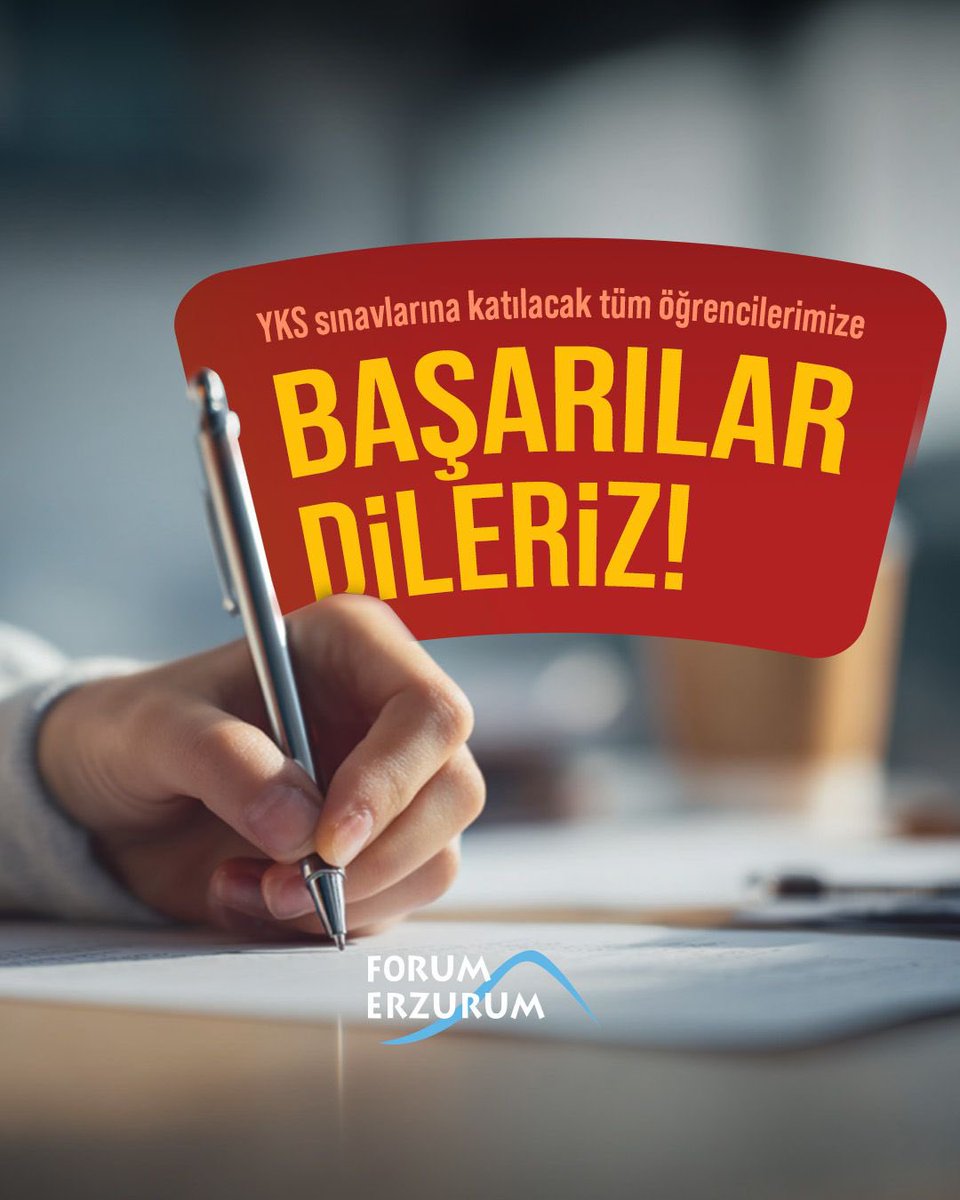 21-22 Haziran tarihlerinde gerçekleşecek YKS sınavlarına katılacak tüm öğrencilerimize başarılar dileriz!