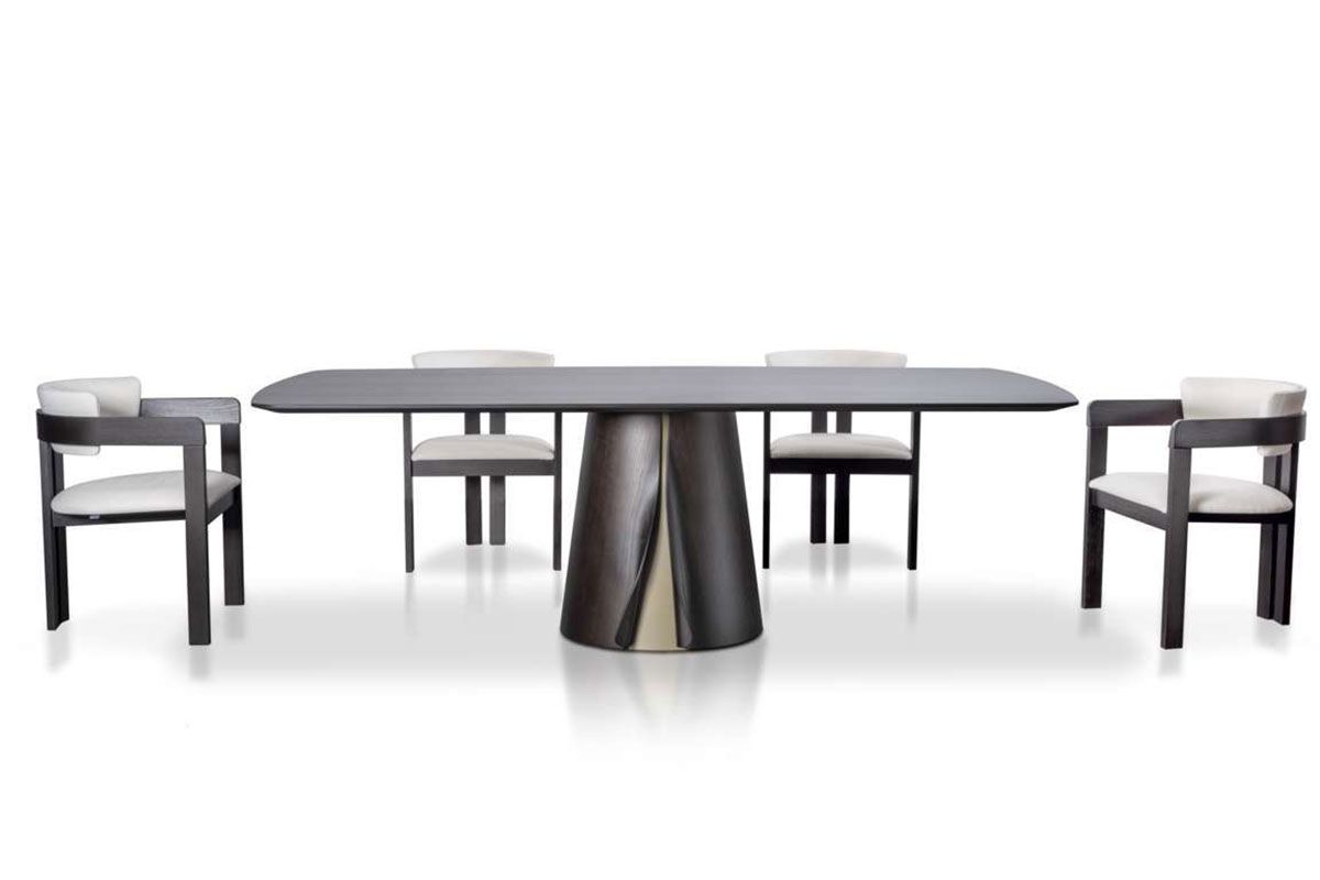 itDreamDesign's tweet image. Shuck – Barrel-Shaped Dining Table in Canaletto Walnut
Designer : Norberto Delfinetti
Single central leg

italydreamdesign.com/en/product/shu…