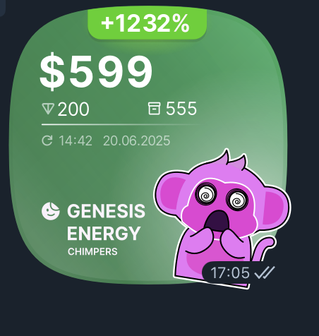 The Chimpers Genesis Sticker Pack holds the highest committed offers of any unreleased sticker pack on the premarket at over 12x the original price!

We wanted to put our best foot forward entering this new ecosystem, so we launched a 555 edition collection at just $30 to bring