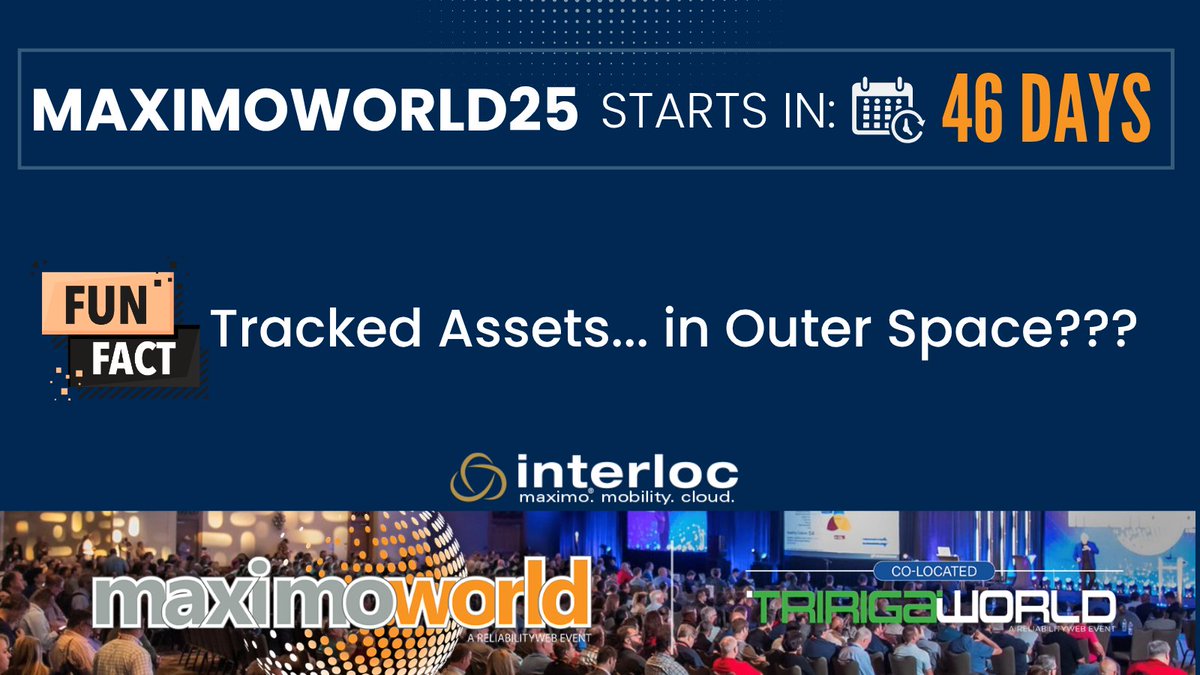 interloc_maximo's tweet image. Fun Fact: NASA once used Maximo to manage space shuttle maintenance. 🚀
If it works in orbit, imagine what it can do for your operations.
We’re not NASA—but we are mission-critical.

📩 Schedule your 1:1 @MaximoWorld→ BD@interlocsolutions.com
#MaximoWorld #MaximoInnovation…
