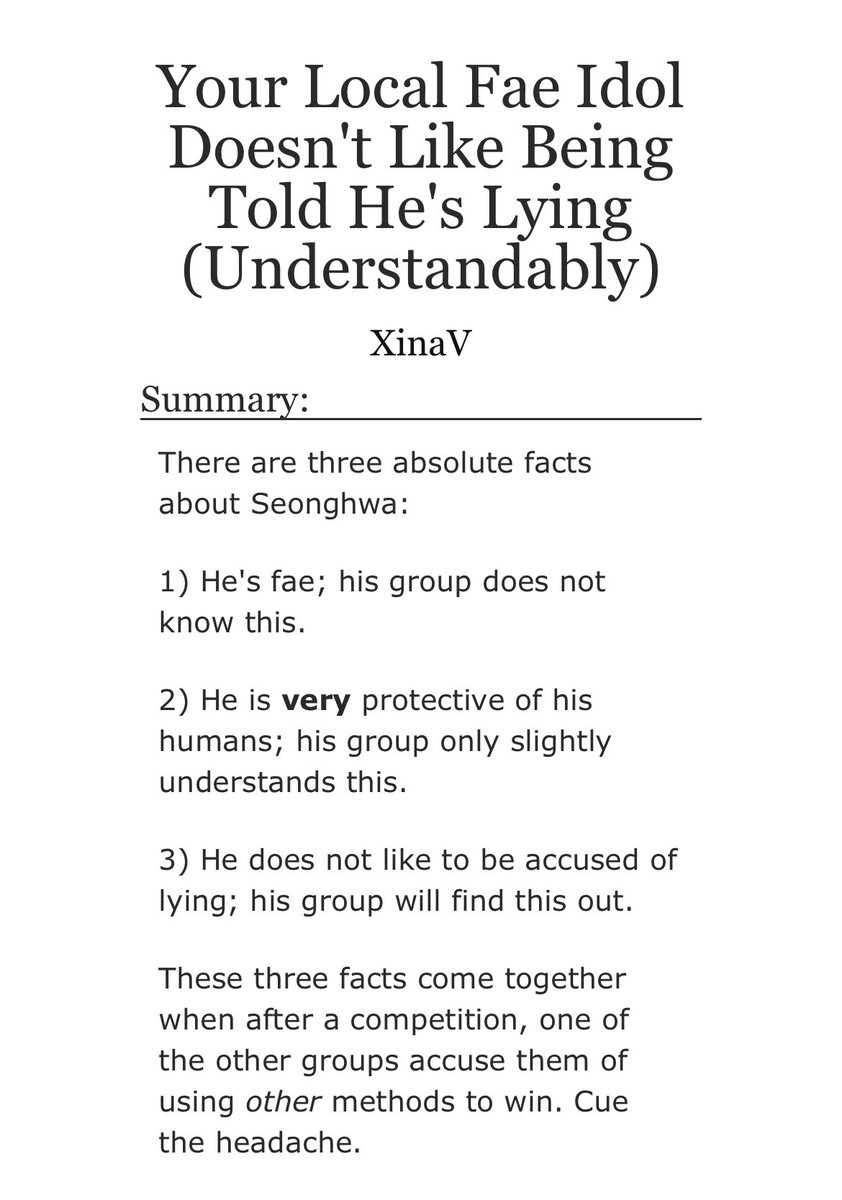 EvXinav's tweet photo. Your Local Fae Idol Doesn’t Like Being Told He’s Lying (Understandably) (ATEEZ)

https://t.co/9fFSffwW3C https://t.co/k49d0TU9Gc