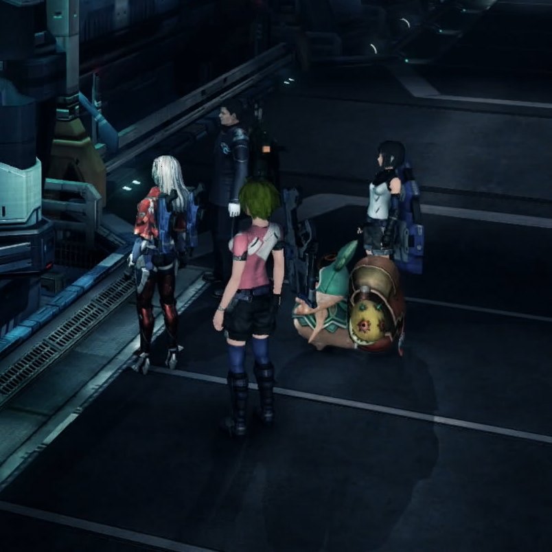 Tatsu's big blobby shadow is pretty adorable.