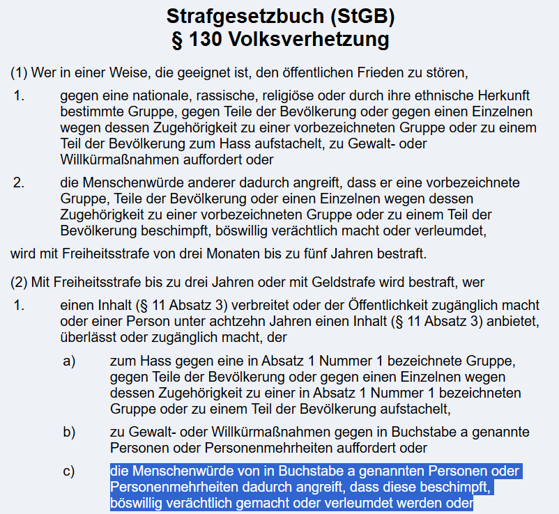 sabi_ri's tweet photo. Update on this one @IlkoKowalczuk : die StA in Sachsen hat eingestellt.
Begründung lt. N-TV im Screen.

Ist §130 (2) Nr. 1c der StA Dresden unbekannt @MPKretschmer @SMIsachsen ???
#FailedStateSachsen #LOstdeutschland 
cc @JKasek https://t.co/fH34S9BssL