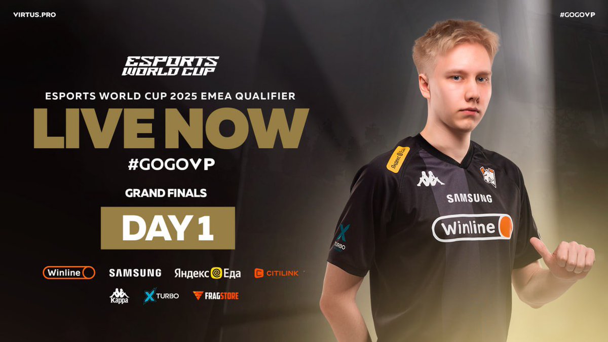 The most exciting part is just beginning! Day 1 of EWC 2025: EMEA Qualifier Grand Finals is live, we're waiting just for you 😉

📺 LIVE: twitch.tv/EWC_white

#PUBG #EsportsWorldCup #EWC #EWC25 #GOGOVP