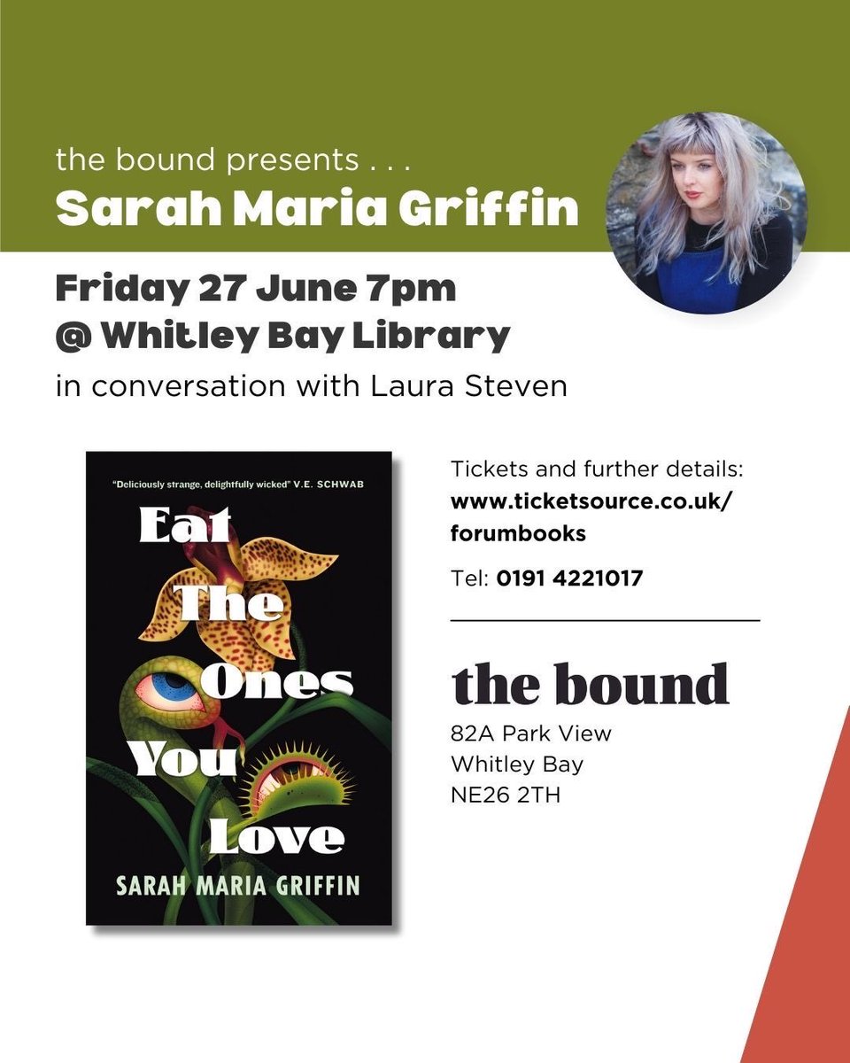 Hungry?! 

… we’re ravenous 💚🖤

🎟️ ticketsource.co.uk/forumbooks/the…