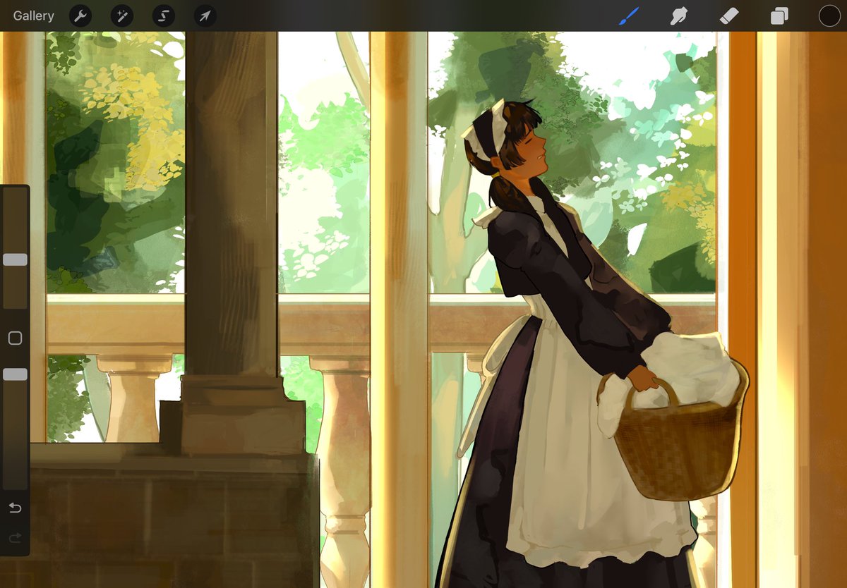 I’m always drawing her #OC