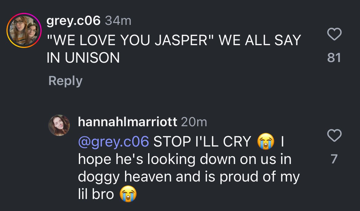cannot go a second without crying