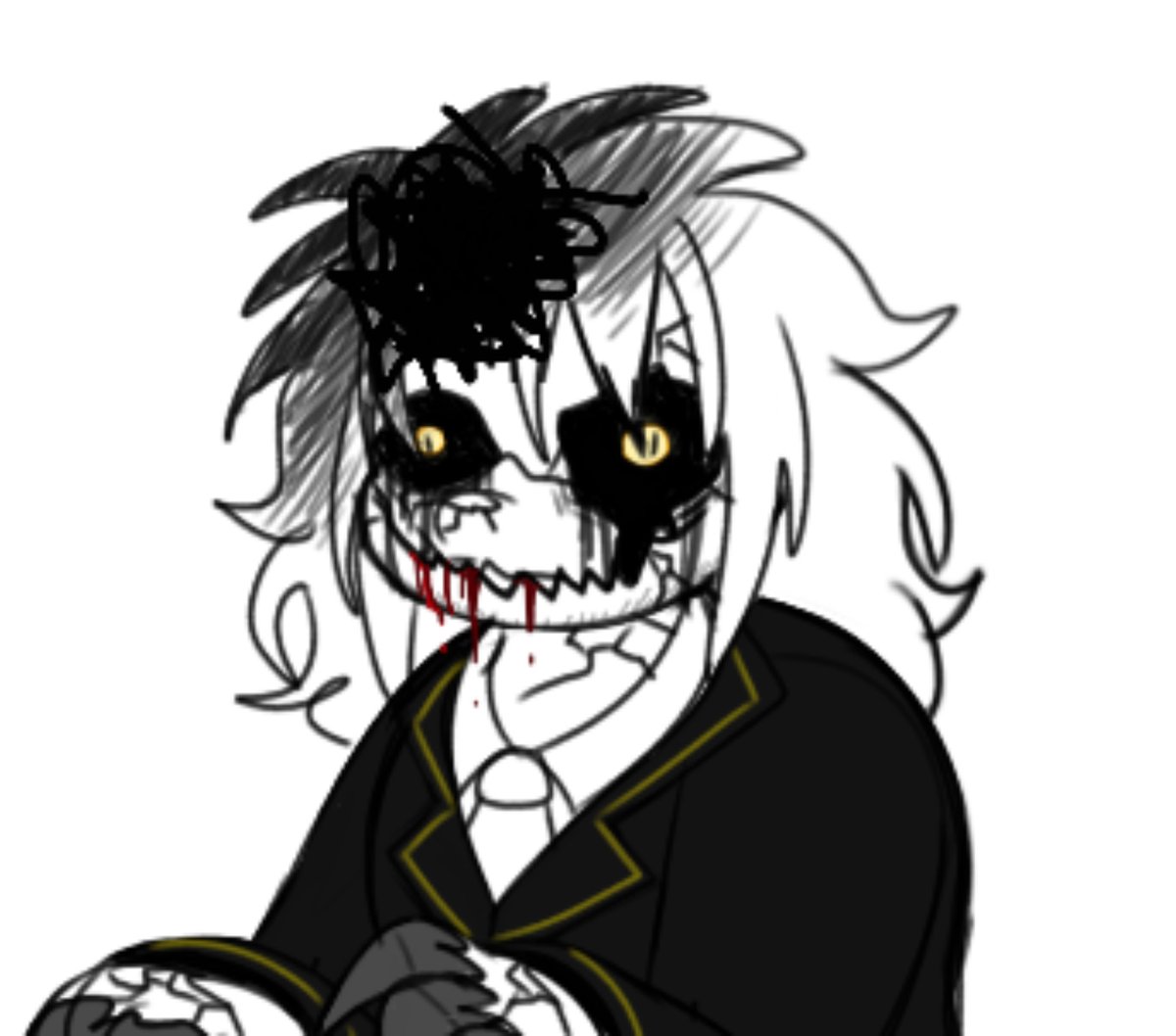 SMILEELIMS6's tweet image. #myart #goldenflumpty #ONAF #onenightatflumptys #SilverUmpty #24HAU
the gold creatur