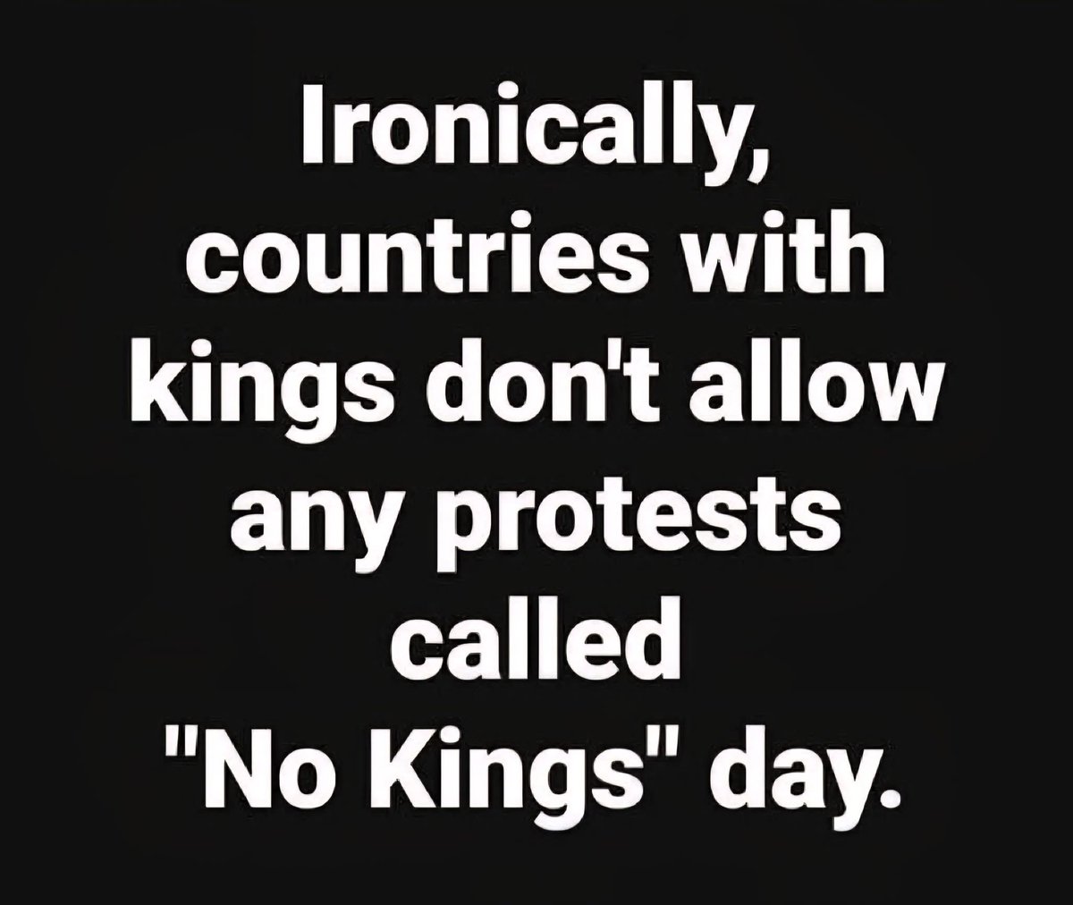 5
   The king is a tyrant.  
While the democrats say they don't want a king, they want to BE kings.
